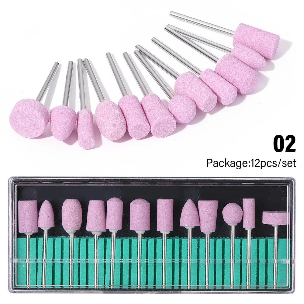 1 Set Professional Electric Nail Drill Machine Family Portable Manicure Pen Pedicure File Polishing Tools Nail File Machine Kit - Bakka shop