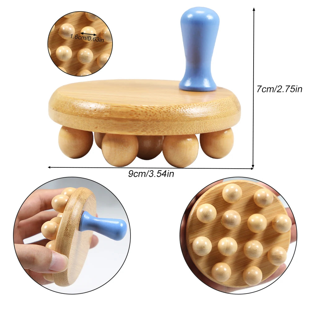 Wood Therapy Gua Sha Massage Tools,Lymphatic Drainage Tool Anti Cellulite Massager,Scraping Board,guasha Tool for Body Shaping - Bakka shop
