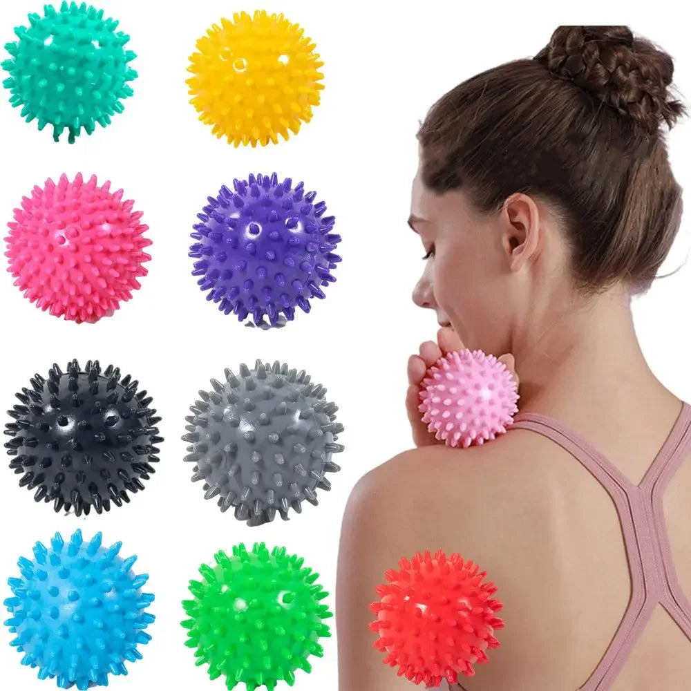 Colorful PVC Spiky Massage Ball for Body Deep Tissue Back Massage Foot Massager Pain Stress Relief Muscle Soreness Relief - Bakka shop