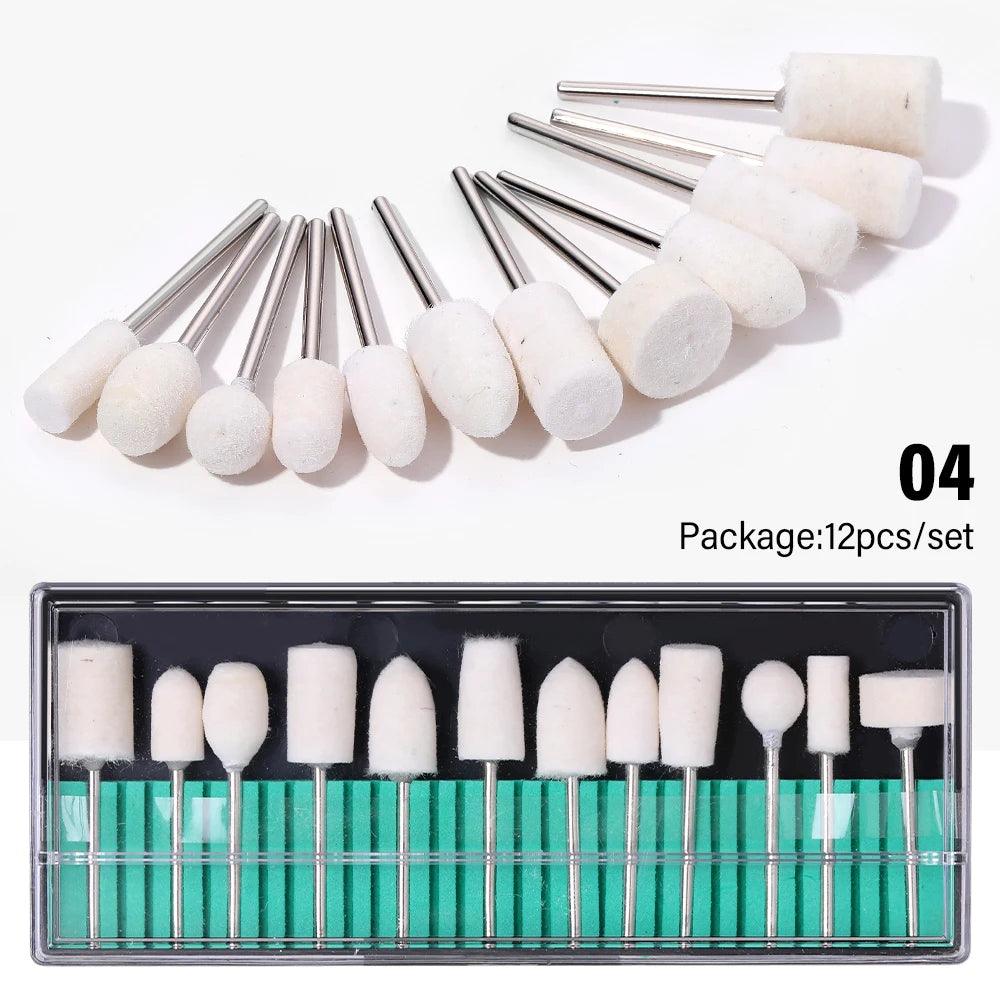 1 Set Professional Electric Nail Drill Machine Family Portable Manicure Pen Pedicure File Polishing Tools Nail File Machine Kit - Bakka shop