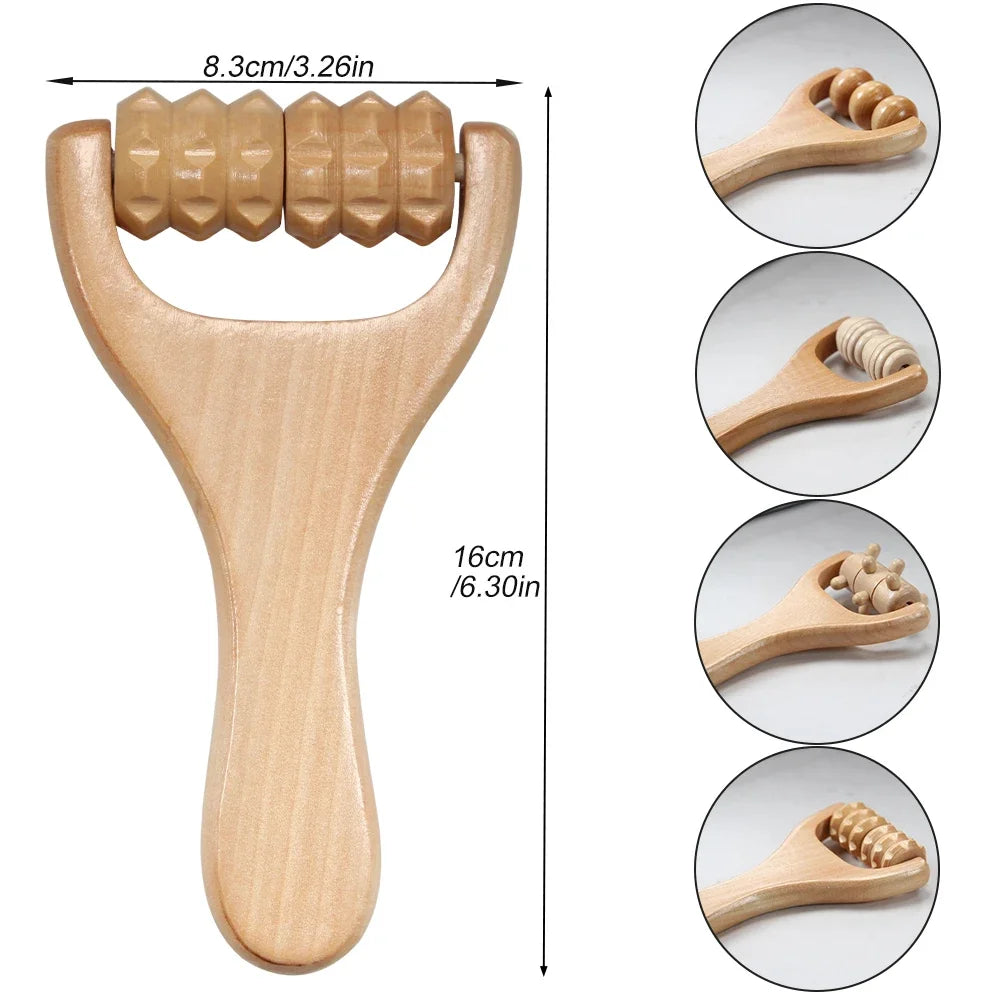 Wood Therapy Gua Sha Massage Tools,Lymphatic Drainage Tool Anti Cellulite Massager,Scraping Board,guasha Tool for Body Shaping - Bakka shop