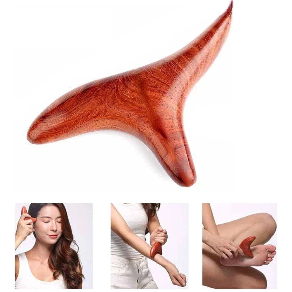 Wood Therapy Gua Sha Massage Tools,Lymphatic Drainage Tool Anti Cellulite Massager,Scraping Board,guasha Tool for Body Shaping - Bakka shop