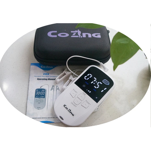 Anxiety Depression Relief Pulse Alpha-Stim Tens Physiotherapy CES microcurrent Therapy Insomnia Sleep Aid Device - Bakka shop