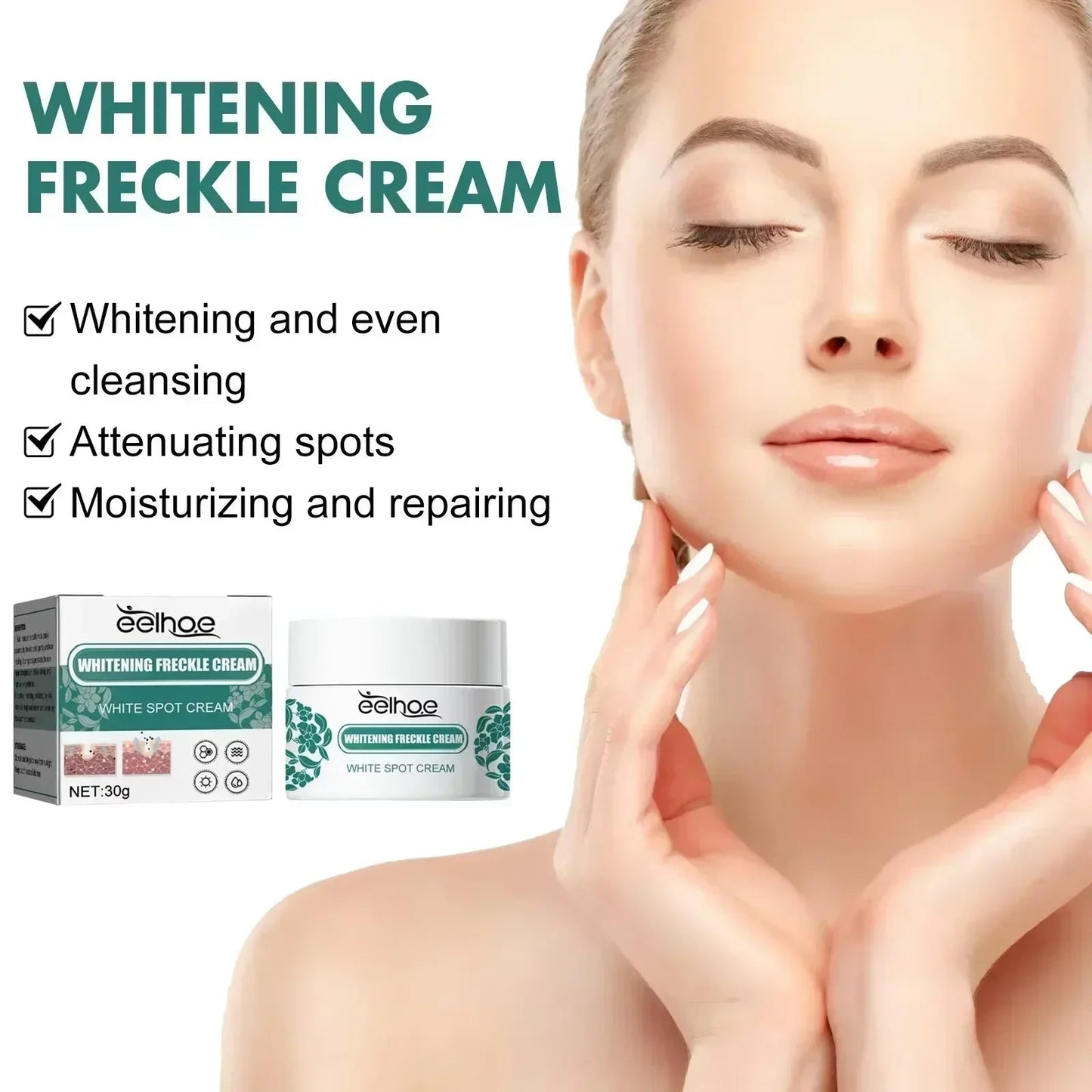 Eelhoe Niacinamide Melasma Brightening Cream Reduce Melanin Brighten Cream Lighten Dark Skin Chloasma Serum Skin Care Produce - Bakka shop