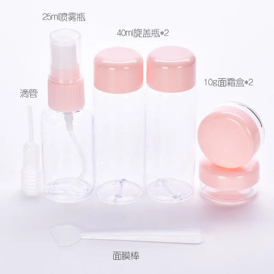 Travel Bottle Bag Wash Set Makeup Shampoo Body Wash Portable Skin Care Product Hand Cream Bag Spray Bottle Travel Essentials - Bakka shop
